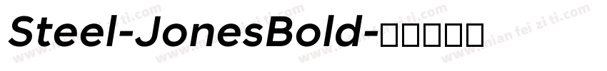 Steel-JonesBold字体转换