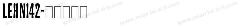 LEHN142字体转换