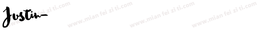 Justin字体转换