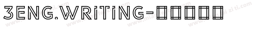 3Eng.writing字体转换