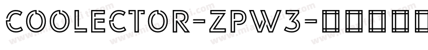 Coolector-zpw3字体转换