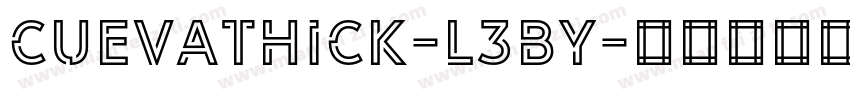 CuevaThick-L3By字体转换