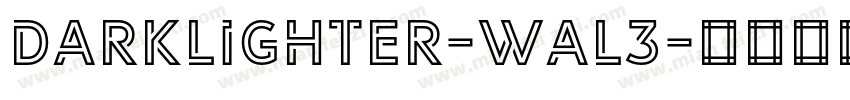 Darklighter-wal3字体转换