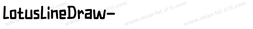 LotusLineDraw字体转换