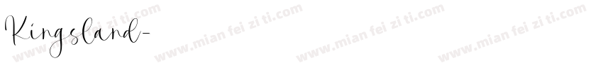 Kingsland字体转换