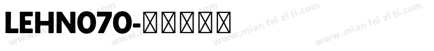 LEHN070字体转换