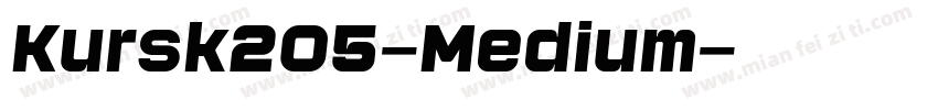 Kursk205-Medium字体转换