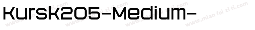 Kursk205-Medium字体转换