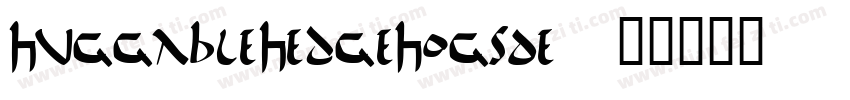 HuggableHedgehogsDe字体转换
