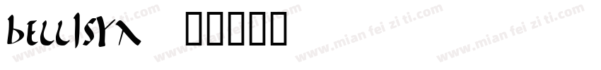 bellisya字体转换