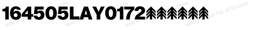 164505LAY0172字体转换