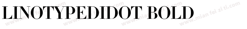 LinotypeDidot-Bold2字体转换