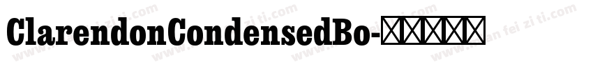 ClarendonCondensedBo字体转换