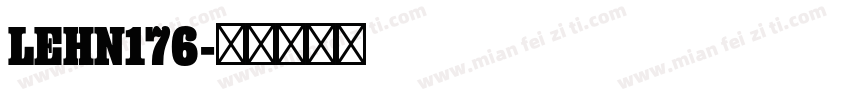 LEHN176字体转换