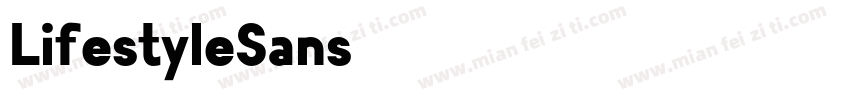 LifestyleSans字体转换