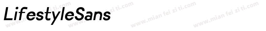 LifestyleSans字体转换