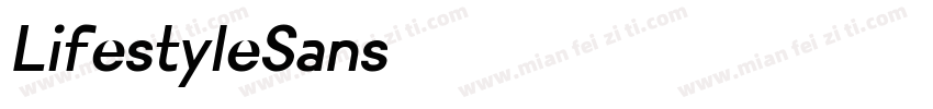 LifestyleSans字体转换