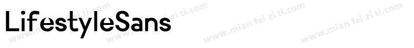 LifestyleSans字体转换