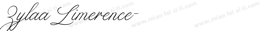 ZylaaLimerence字体转换