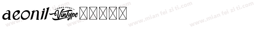 aeonil字体转换