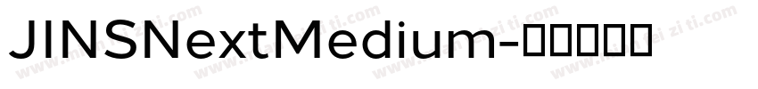 JINSNextMedium字体转换