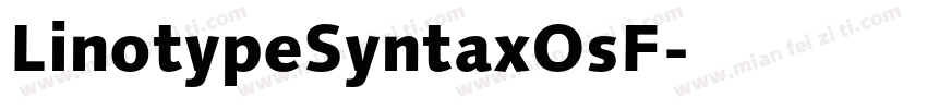 LinotypeSyntaxOsF字体转换