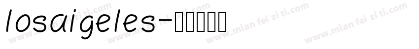 losaigeles字体转换