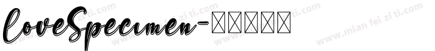 LoveSpecimen字体转换
