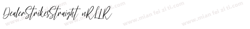 DealerStrikesStraight-nRL1R字体转换