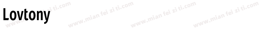 Lovtony字体转换