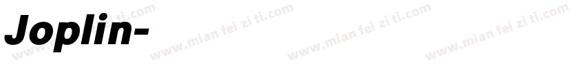 Joplin字体转换