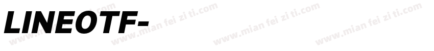 LINEOTF字体转换