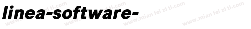 linea-software字体转换