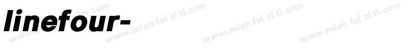 linefour字体转换