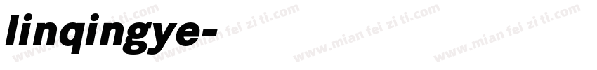 linqingye字体转换