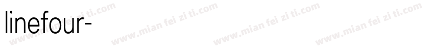 linefour字体转换