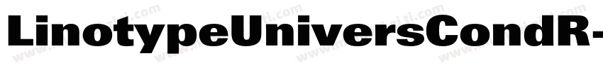LinotypeUniversCondR字体转换