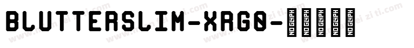 BlutterSlim-xRgO字体转换