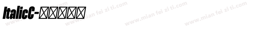 ItalicC字体转换