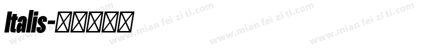 Italis字体转换