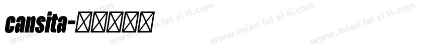 cansita字体转换