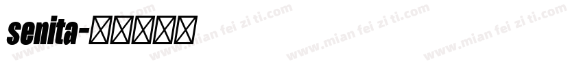 senita字体转换