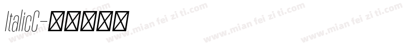 ItalicC字体转换