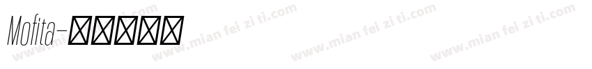 Mofita字体转换