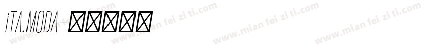 iTA.MODA字体转换