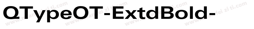 QTypeOT-ExtdBold字体转换