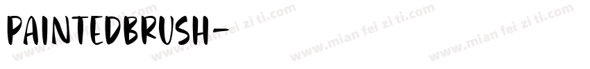 PaintedBrush字体转换