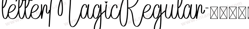 letterMagicRegular字体转换