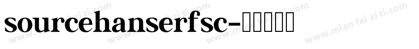 sourcehanserfsc字体转换