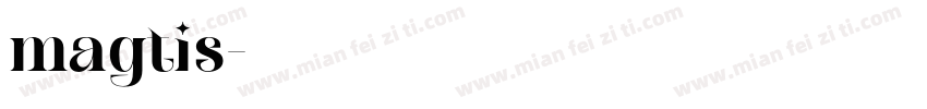 magtis字体转换